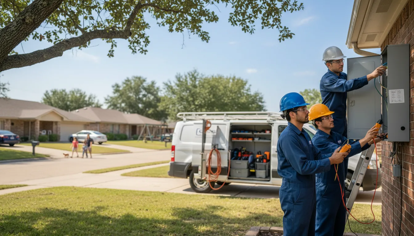 Certified electrician providing emergency electrical services in Derwent, OH